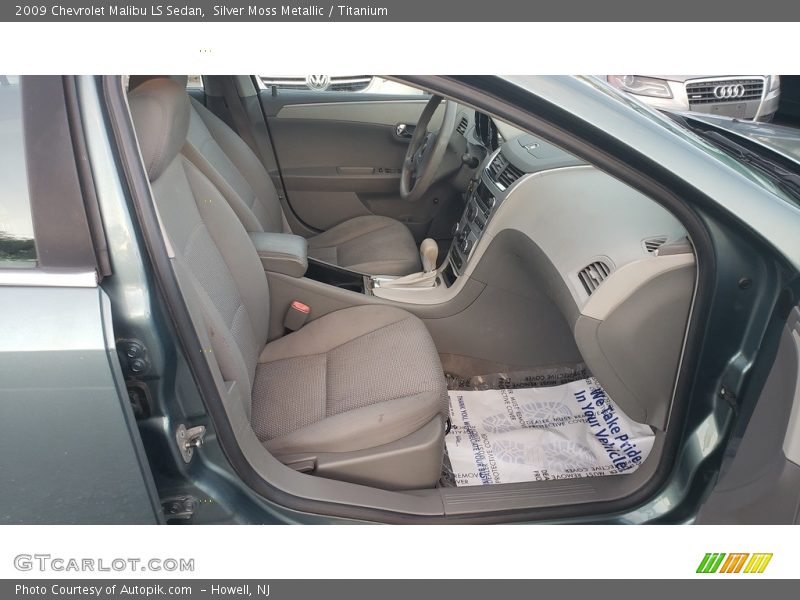 Silver Moss Metallic / Titanium 2009 Chevrolet Malibu LS Sedan