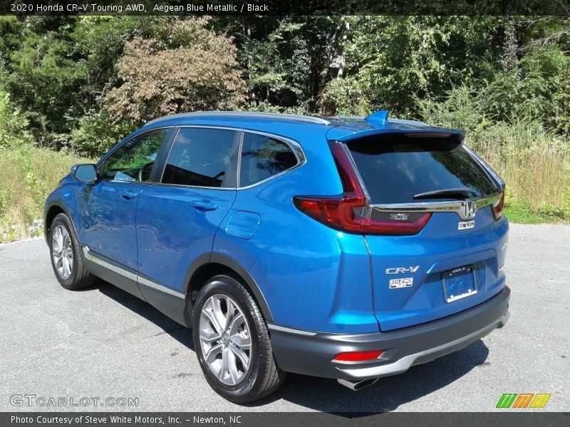 Aegean Blue Metallic / Black 2020 Honda CR-V Touring AWD