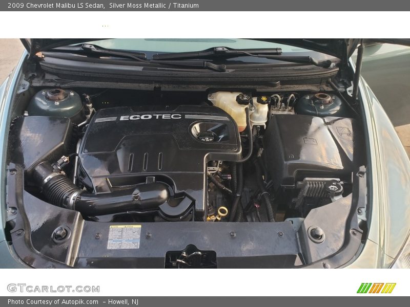 Silver Moss Metallic / Titanium 2009 Chevrolet Malibu LS Sedan