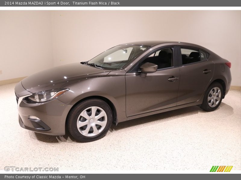 Titanium Flash Mica / Black 2014 Mazda MAZDA3 i Sport 4 Door