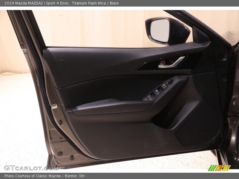 Titanium Flash Mica / Black 2014 Mazda MAZDA3 i Sport 4 Door
