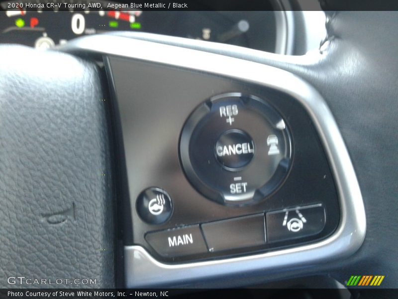 Aegean Blue Metallic / Black 2020 Honda CR-V Touring AWD
