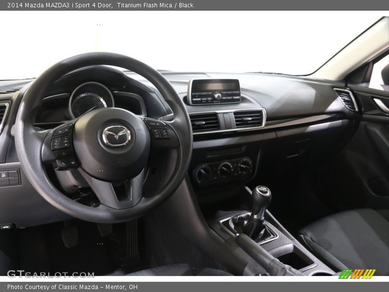 Titanium Flash Mica / Black 2014 Mazda MAZDA3 i Sport 4 Door