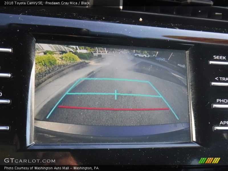 Predawn Gray Mica / Black 2018 Toyota Camry SE