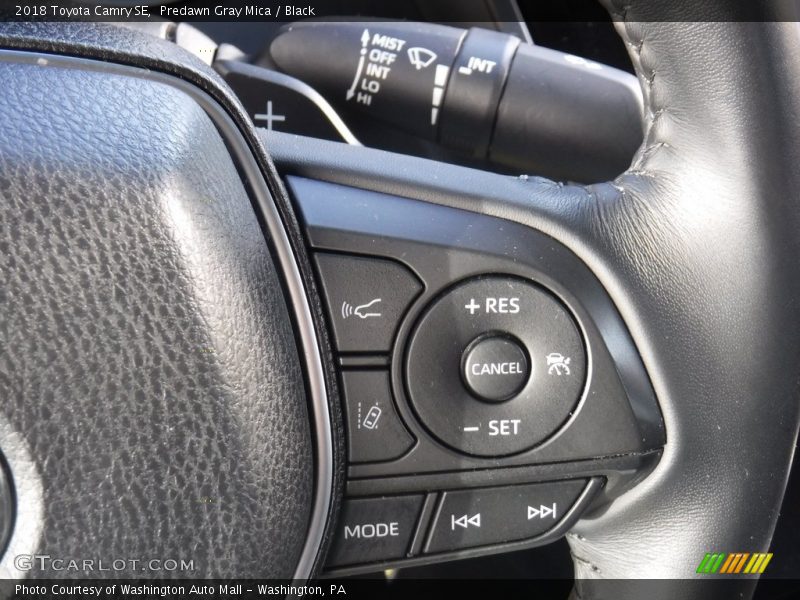 Predawn Gray Mica / Black 2018 Toyota Camry SE