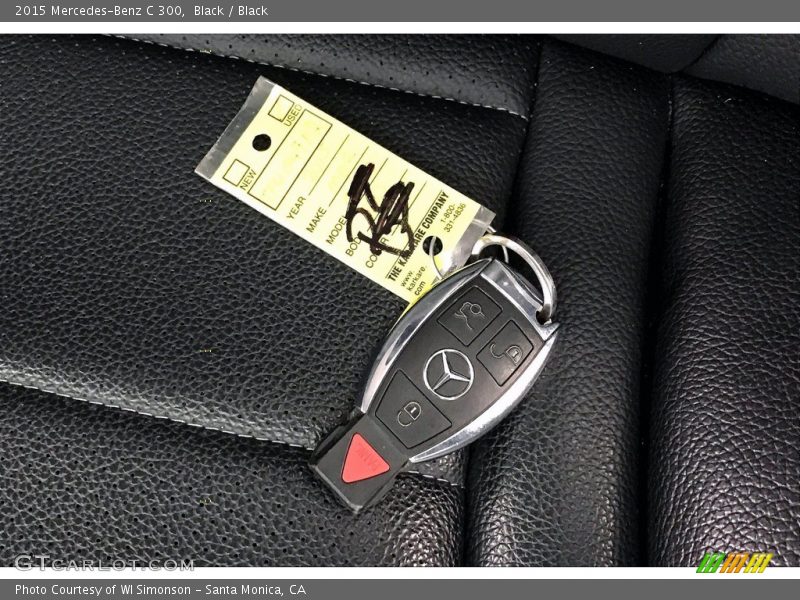 Black / Black 2015 Mercedes-Benz C 300
