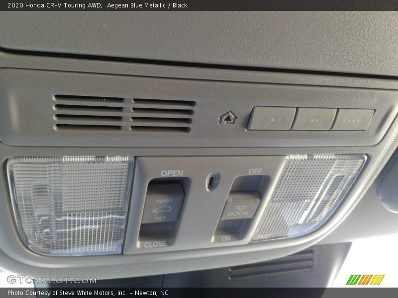 Aegean Blue Metallic / Black 2020 Honda CR-V Touring AWD