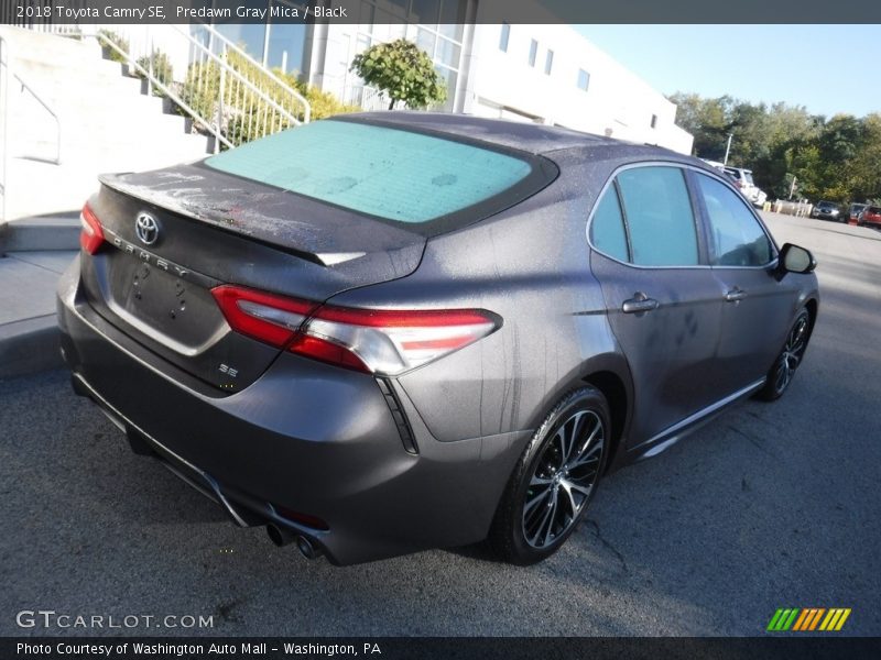 Predawn Gray Mica / Black 2018 Toyota Camry SE