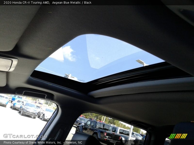 Aegean Blue Metallic / Black 2020 Honda CR-V Touring AWD