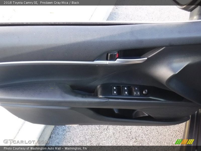 Predawn Gray Mica / Black 2018 Toyota Camry SE