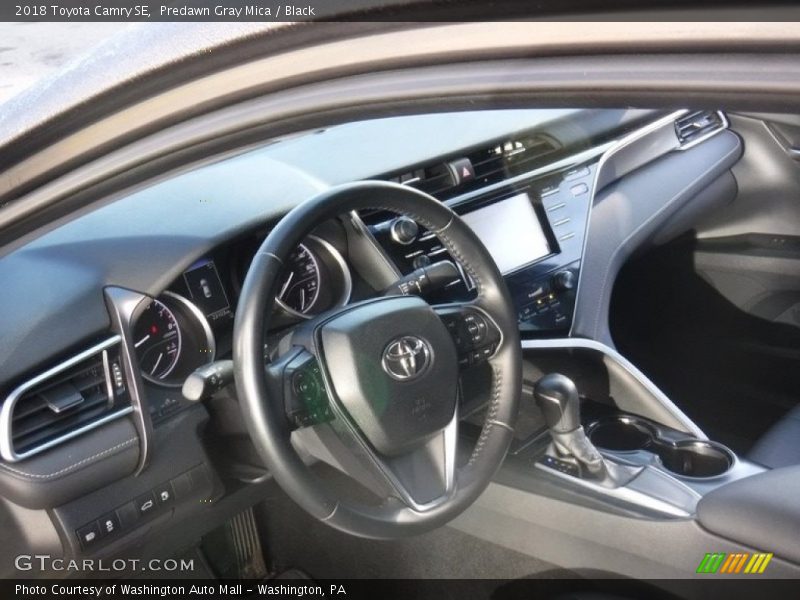 Predawn Gray Mica / Black 2018 Toyota Camry SE
