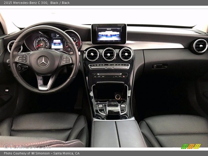 Black / Black 2015 Mercedes-Benz C 300