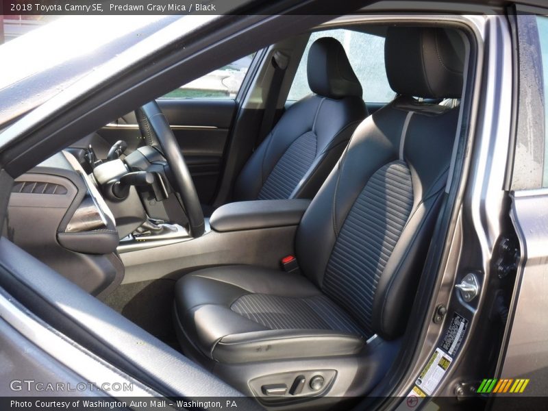 Predawn Gray Mica / Black 2018 Toyota Camry SE