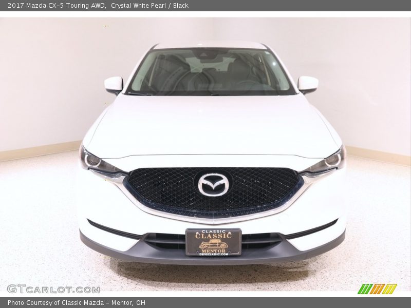 Crystal White Pearl / Black 2017 Mazda CX-5 Touring AWD