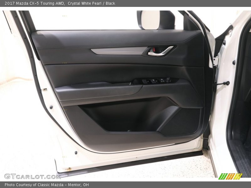 Crystal White Pearl / Black 2017 Mazda CX-5 Touring AWD