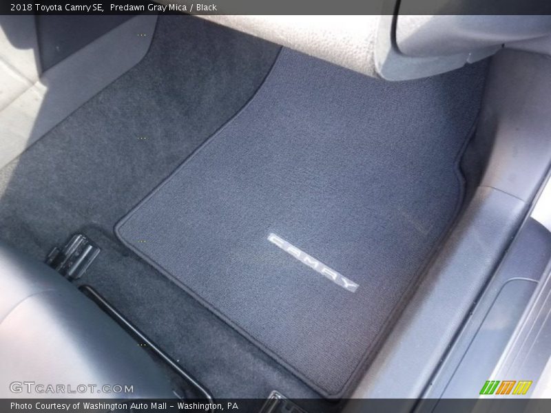 Predawn Gray Mica / Black 2018 Toyota Camry SE