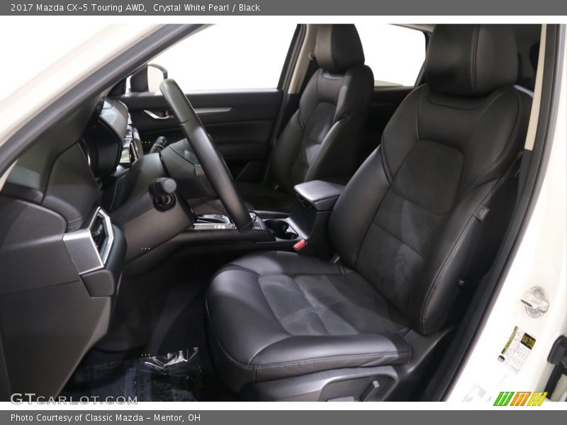 Crystal White Pearl / Black 2017 Mazda CX-5 Touring AWD