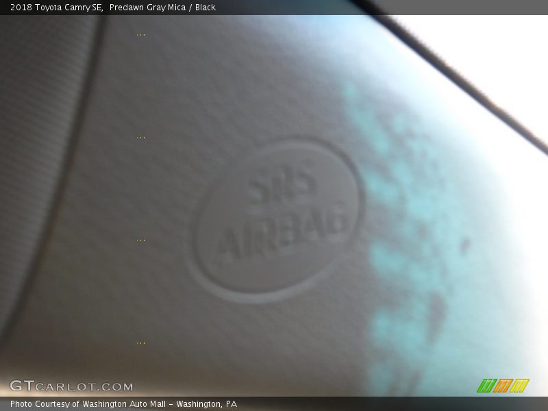 Predawn Gray Mica / Black 2018 Toyota Camry SE