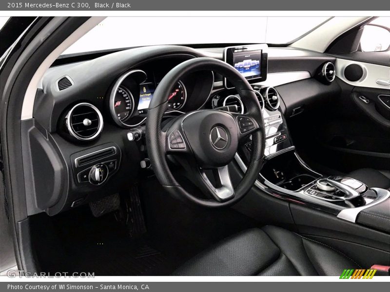 Black / Black 2015 Mercedes-Benz C 300