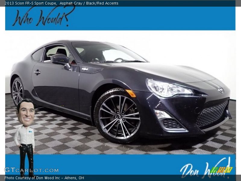 Asphalt Gray / Black/Red Accents 2013 Scion FR-S Sport Coupe
