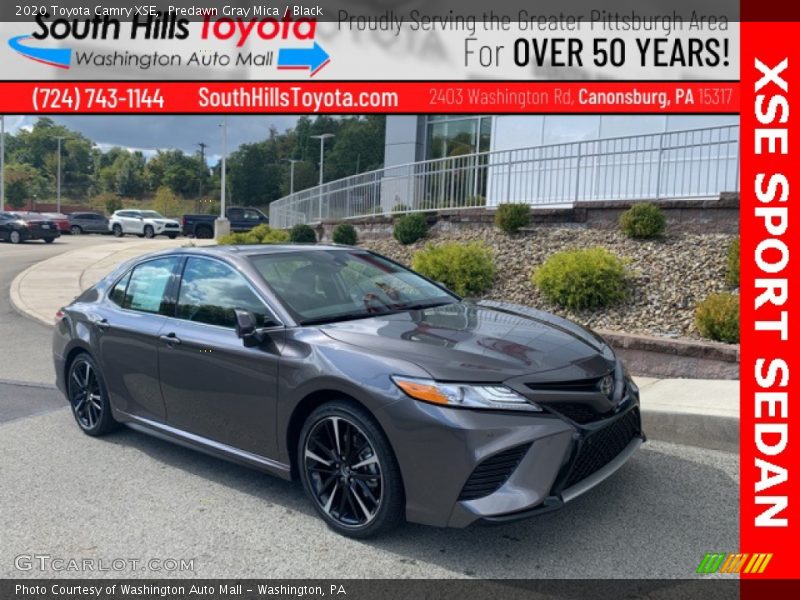 Predawn Gray Mica / Black 2020 Toyota Camry XSE
