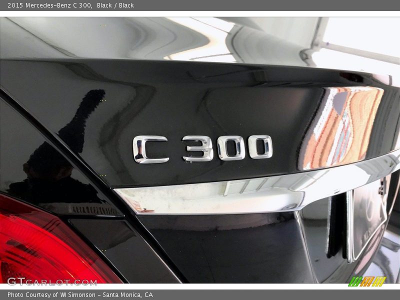 Black / Black 2015 Mercedes-Benz C 300