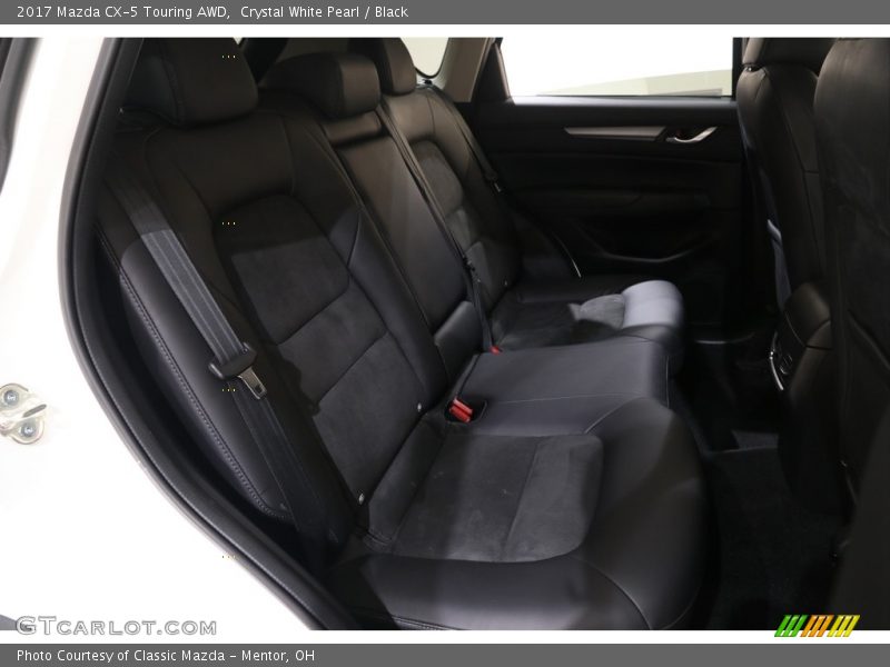 Crystal White Pearl / Black 2017 Mazda CX-5 Touring AWD