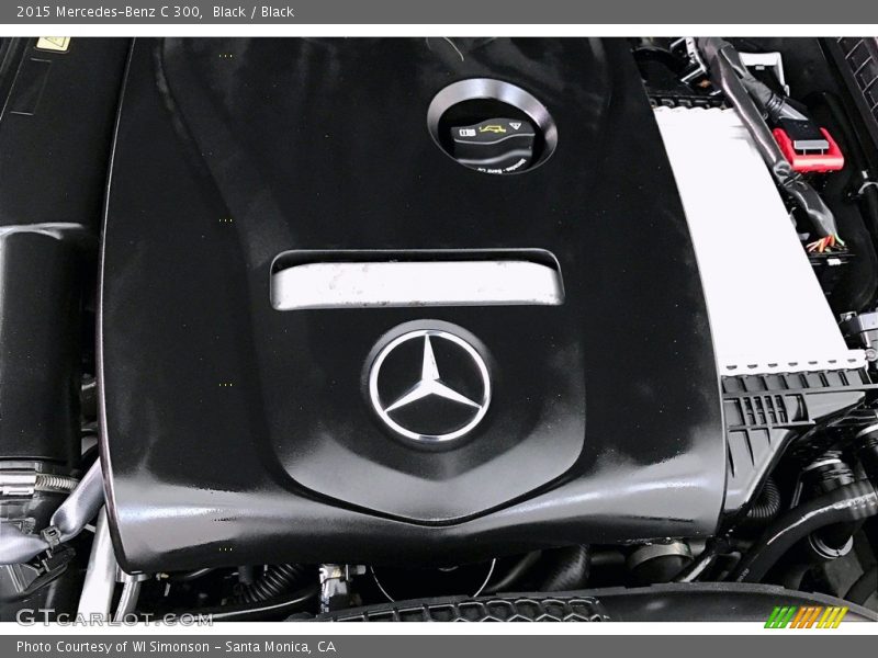 Black / Black 2015 Mercedes-Benz C 300