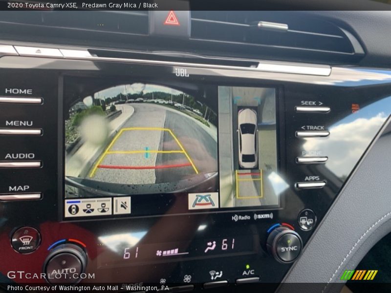 Controls of 2020 Camry XSE