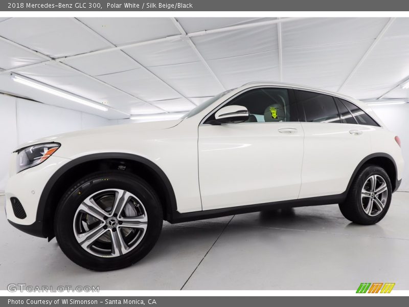 Polar White / Silk Beige/Black 2018 Mercedes-Benz GLC 300