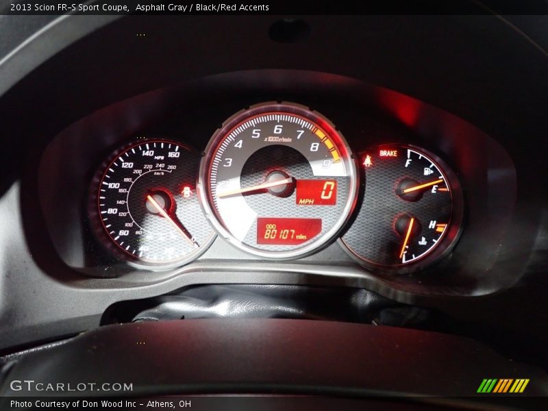 Asphalt Gray / Black/Red Accents 2013 Scion FR-S Sport Coupe