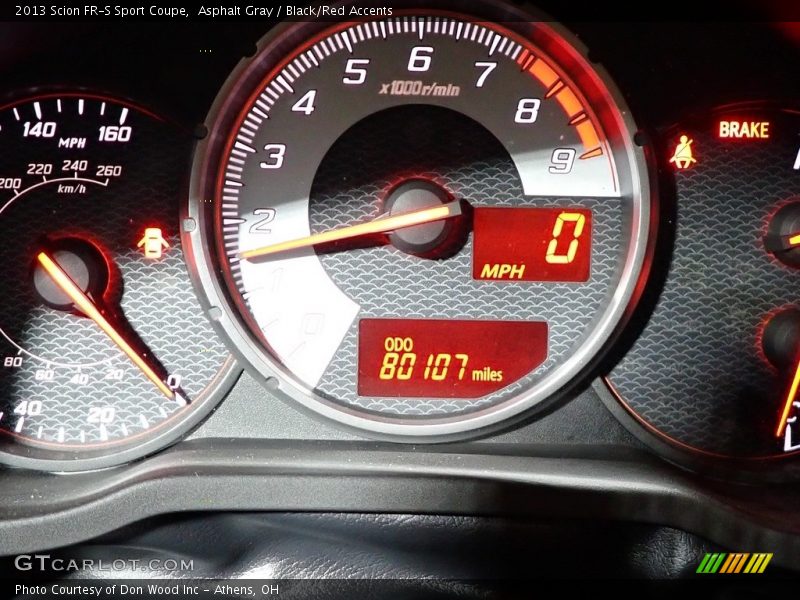 Asphalt Gray / Black/Red Accents 2013 Scion FR-S Sport Coupe