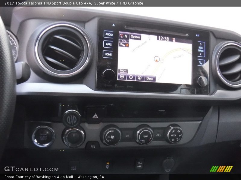 Super White / TRD Graphite 2017 Toyota Tacoma TRD Sport Double Cab 4x4