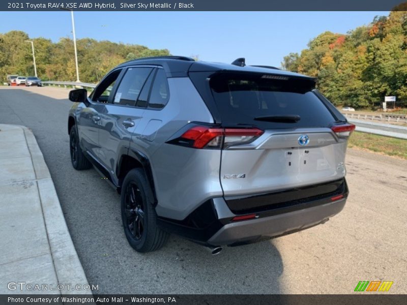 Silver Sky Metallic / Black 2021 Toyota RAV4 XSE AWD Hybrid