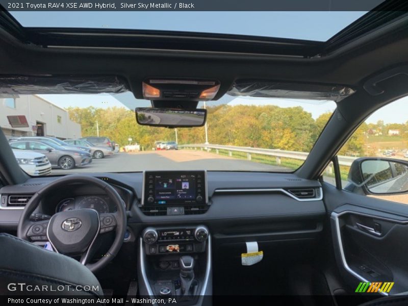 Silver Sky Metallic / Black 2021 Toyota RAV4 XSE AWD Hybrid