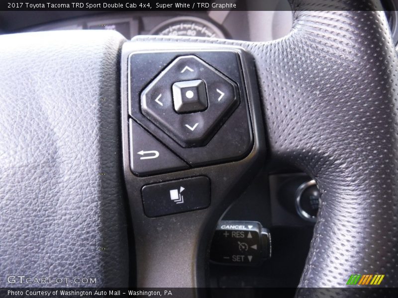 Super White / TRD Graphite 2017 Toyota Tacoma TRD Sport Double Cab 4x4