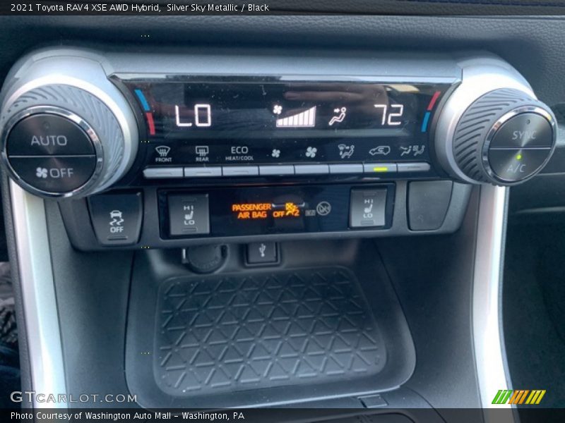 Silver Sky Metallic / Black 2021 Toyota RAV4 XSE AWD Hybrid