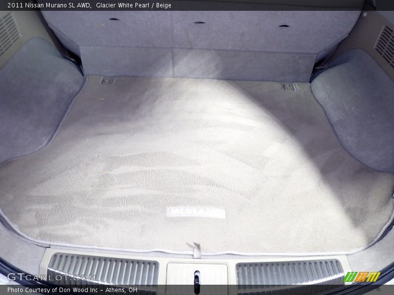 Glacier White Pearl / Beige 2011 Nissan Murano SL AWD