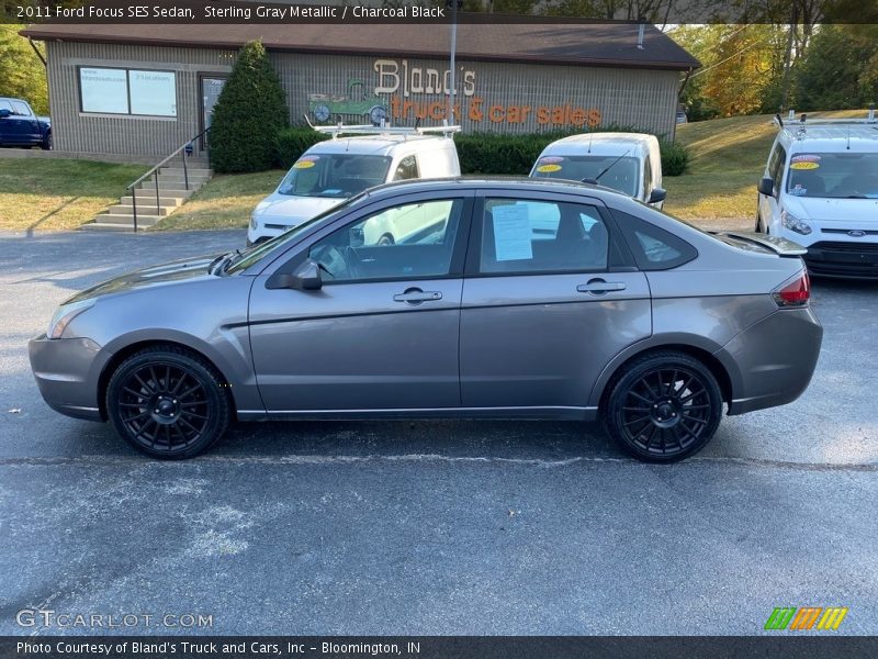 Sterling Gray Metallic / Charcoal Black 2011 Ford Focus SES Sedan