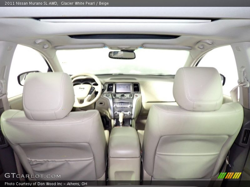 Glacier White Pearl / Beige 2011 Nissan Murano SL AWD