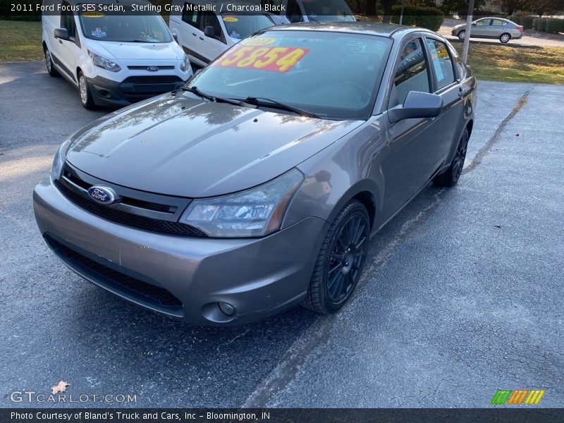 Sterling Gray Metallic / Charcoal Black 2011 Ford Focus SES Sedan