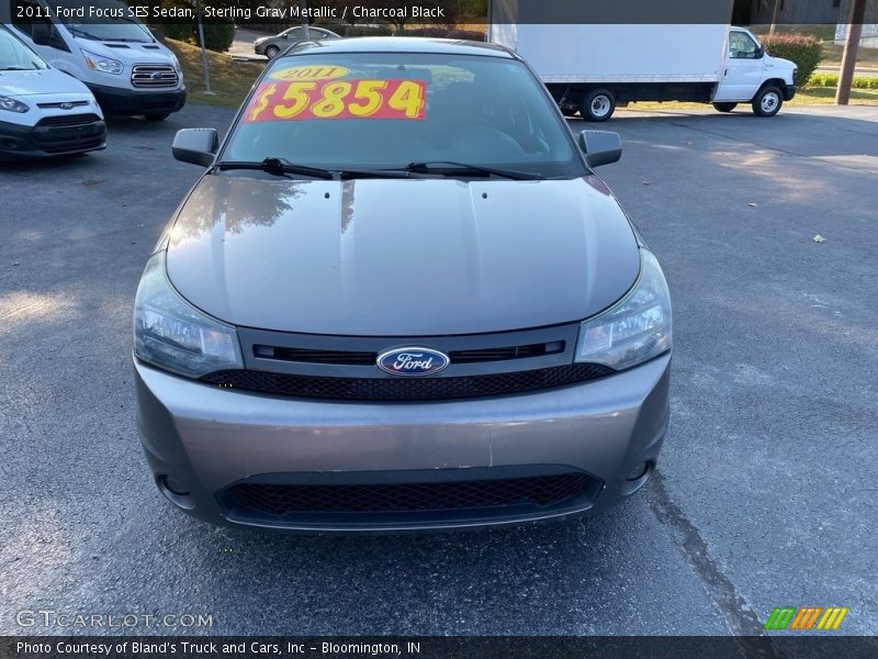 Sterling Gray Metallic / Charcoal Black 2011 Ford Focus SES Sedan