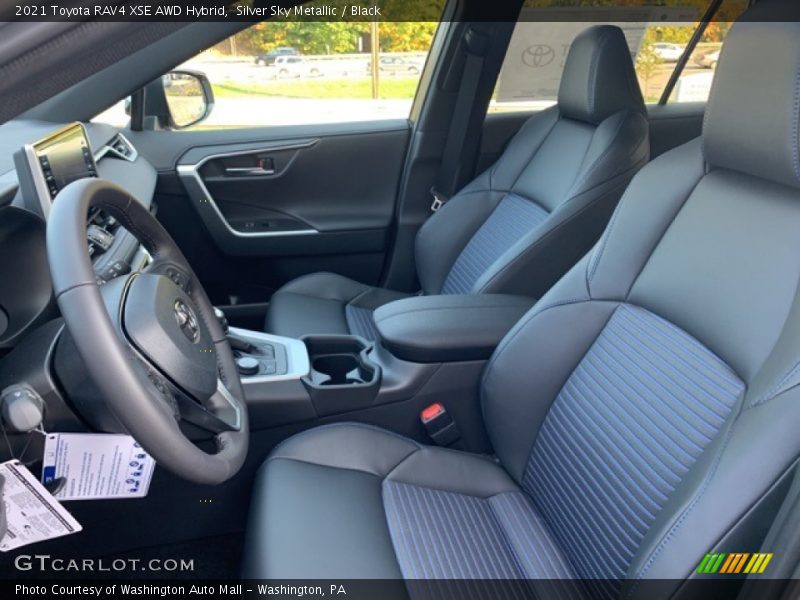 Silver Sky Metallic / Black 2021 Toyota RAV4 XSE AWD Hybrid