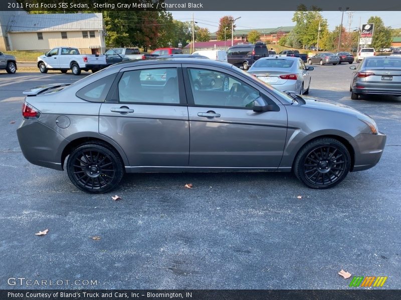 Sterling Gray Metallic / Charcoal Black 2011 Ford Focus SES Sedan