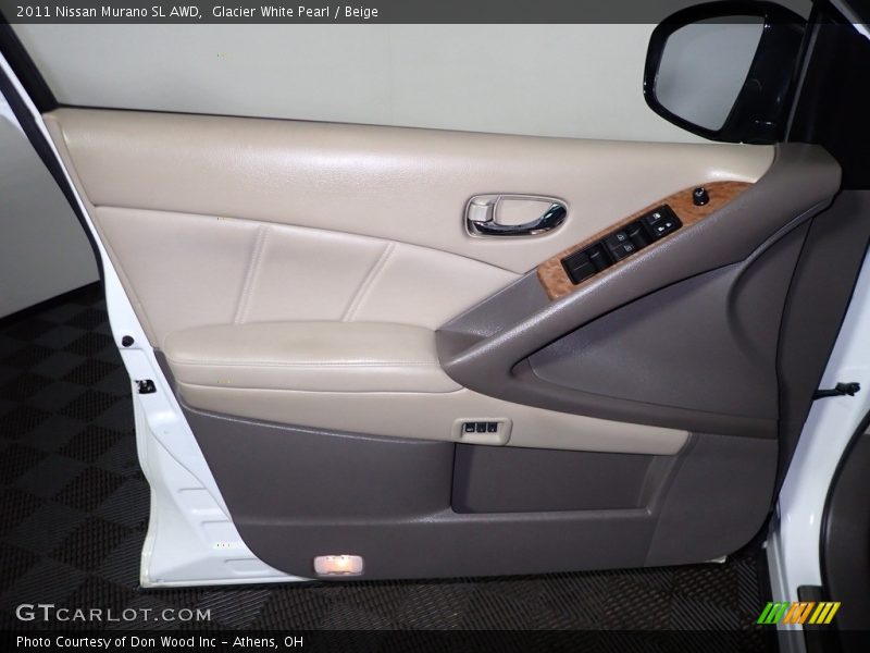 Glacier White Pearl / Beige 2011 Nissan Murano SL AWD