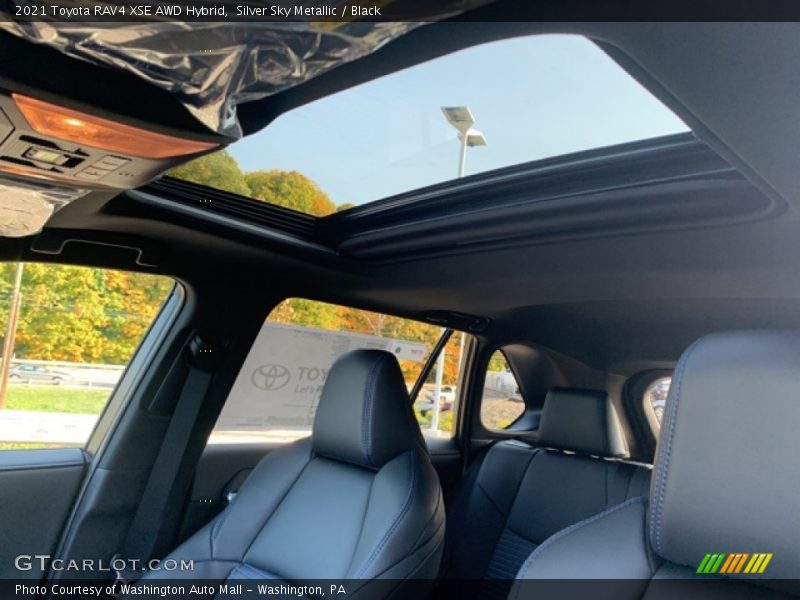 Silver Sky Metallic / Black 2021 Toyota RAV4 XSE AWD Hybrid