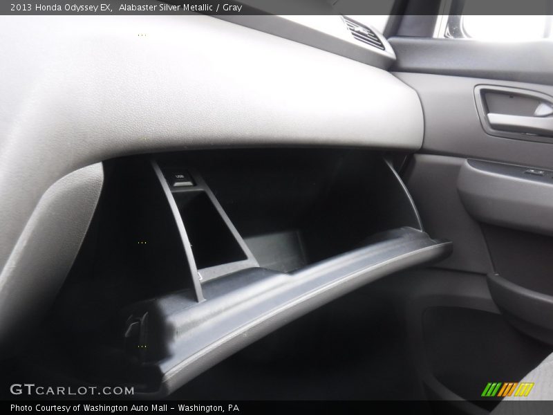 Alabaster Silver Metallic / Gray 2013 Honda Odyssey EX