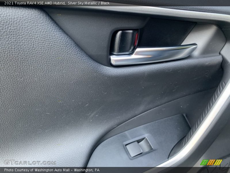 Silver Sky Metallic / Black 2021 Toyota RAV4 XSE AWD Hybrid