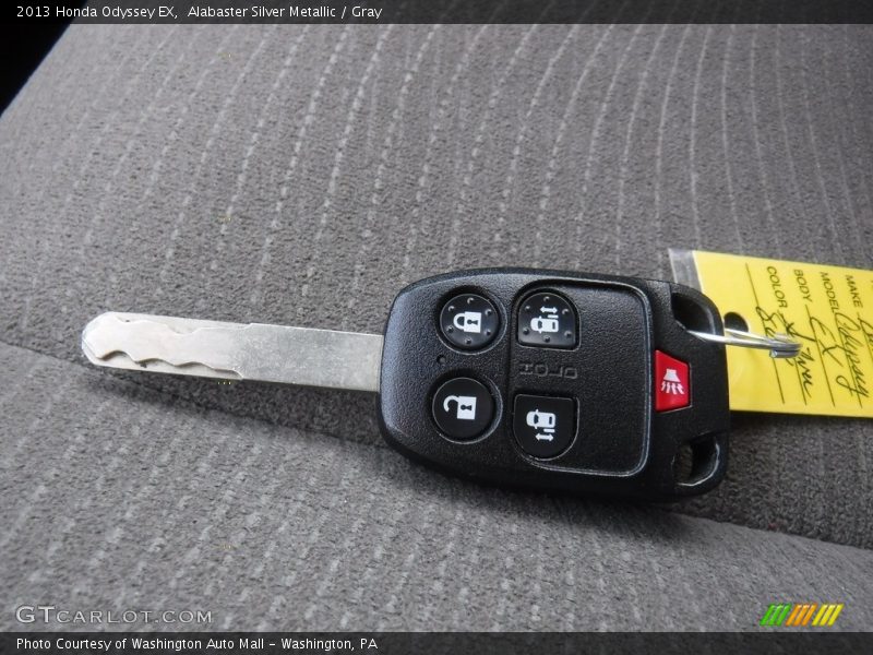 Alabaster Silver Metallic / Gray 2013 Honda Odyssey EX