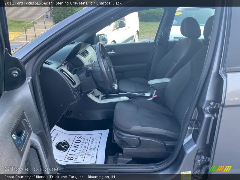Sterling Gray Metallic / Charcoal Black 2011 Ford Focus SES Sedan